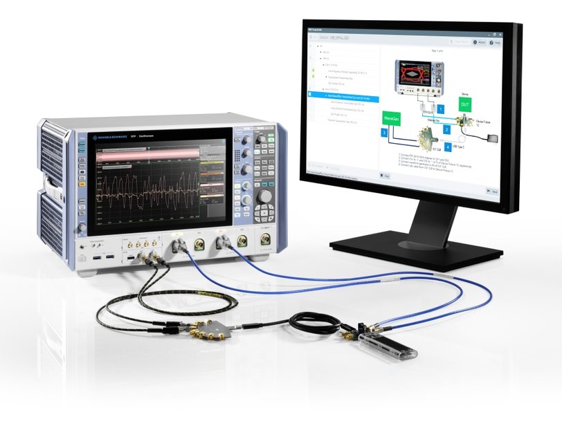 A Rohde & Schwarz foi aprovada pela USB-IF para os testes de conformidade de transmissores e receptores USB 3.2 Gen 1 e Gen 2 